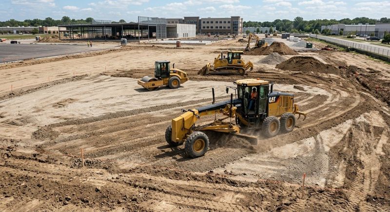 Parking Lot Excavation in Katy, TX