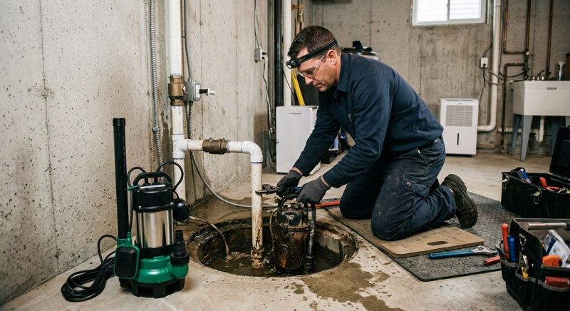 Sump Pump Relocation in Mobile, AL