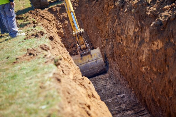 Driveway Trench Installation